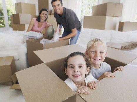 Moving house support in Crystal Palace with boxes and furniture