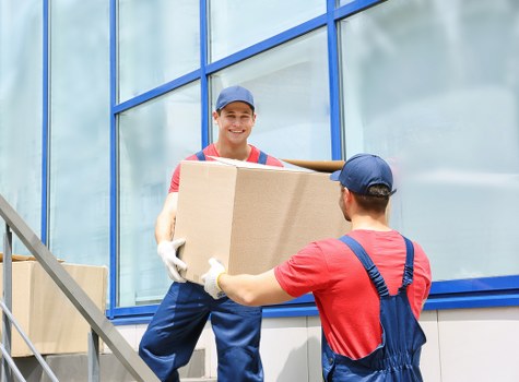 Removal team preparing a home move in Crystal Palace