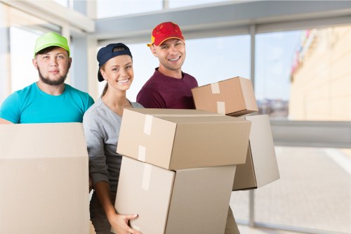 Commercial removals team planning a business move in Crystal Palace
