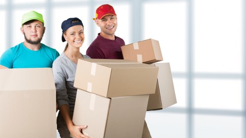 Packed household items ready for a Crystal Palace removals quotation