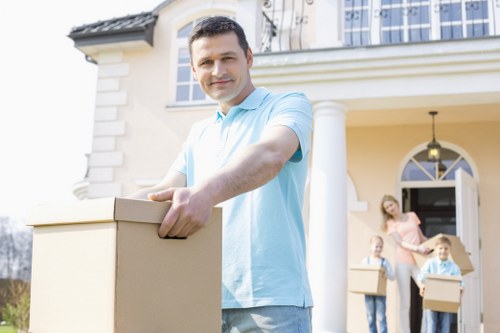 Removal van servicing homes near Crystal Palace