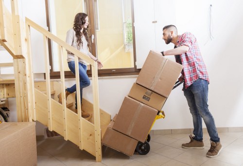 Removal van booked for flat and house moves