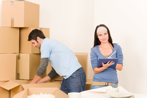 Careful furniture loading for a Crystal Palace home move