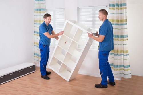 Professional removals team completing a safe and insured move