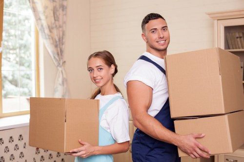 Customer completing a protected removals payment transaction